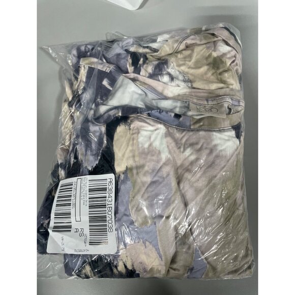 LOGO by Lori Goldstein Petite Rayon 230 Elbow Sleeve Dress 4X Neutral Combo NEW - Picture 3 of 6